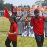 खेल दिवस पर छात्र छात्राओं की प्रस्तुतियों ने मनमोहा